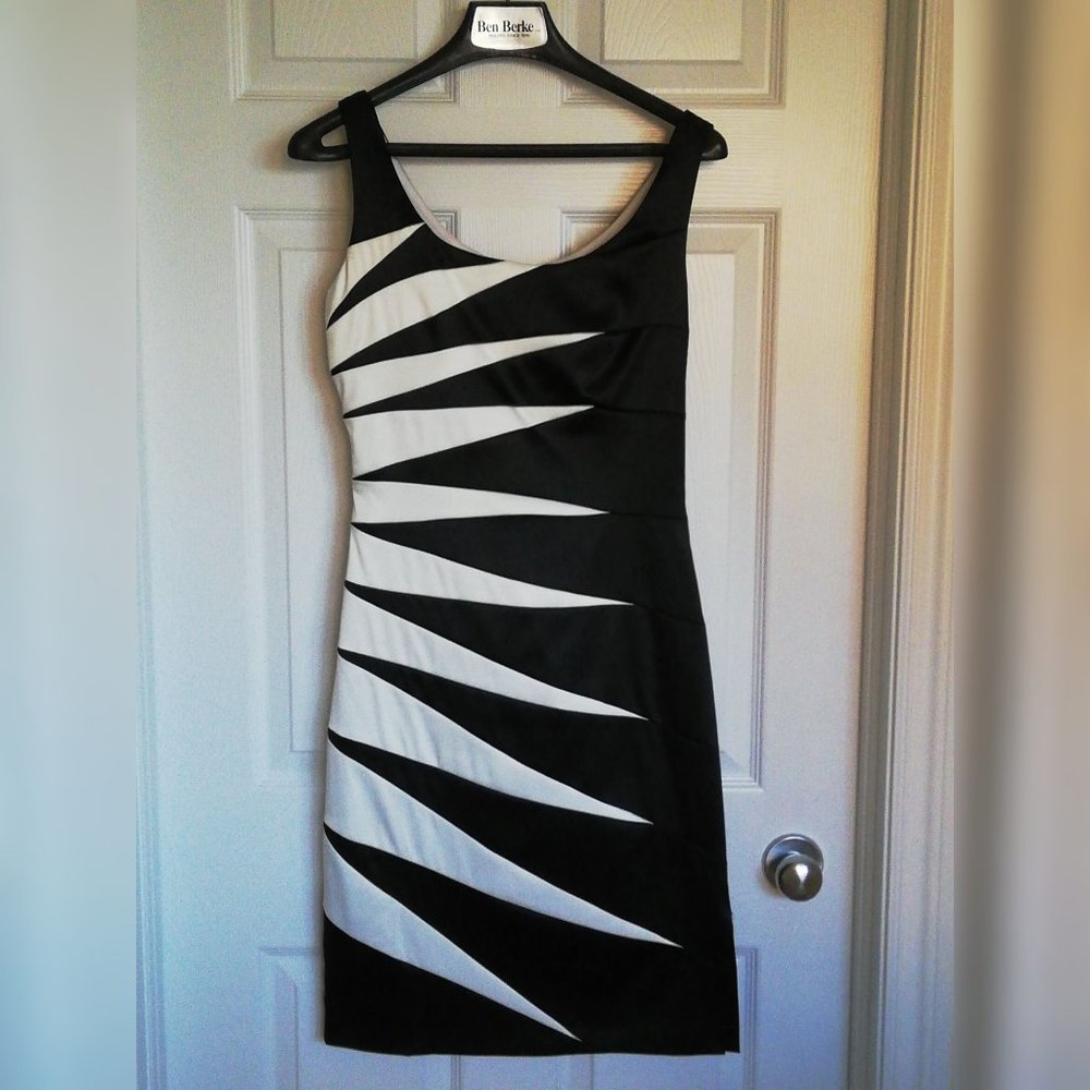 Suzy Shier Black and White Dress